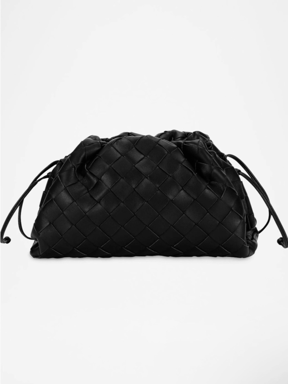 Bottega Veneta Nappa Intrecciato Crossbody Pouch Black - Picture 2 of 5